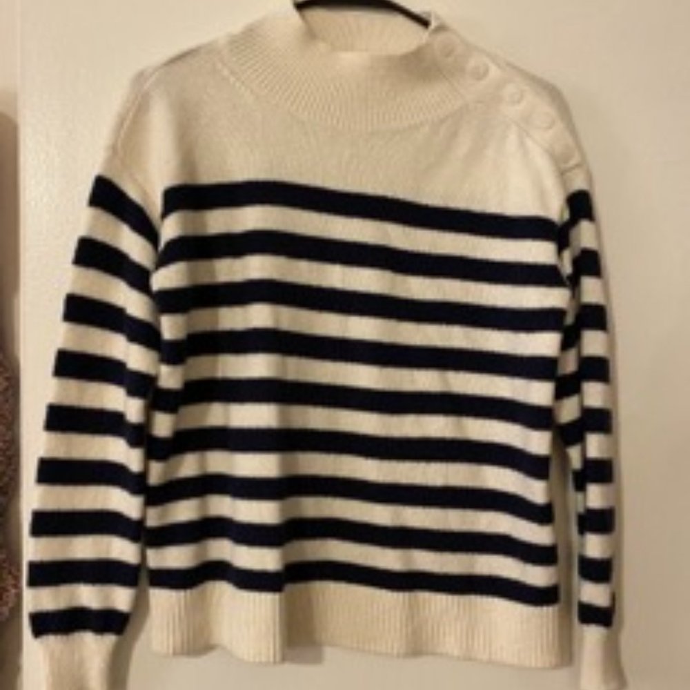 XS Loft Striped Sweater